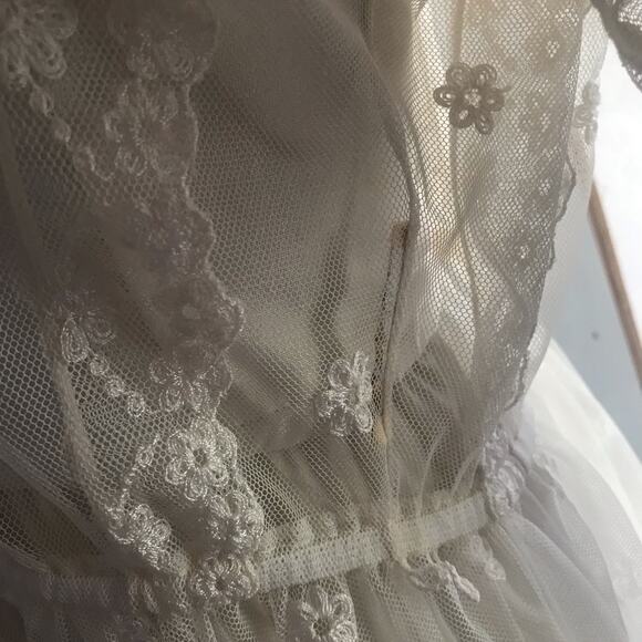 Vintage Strauss by Bonnie Lace Victorian Maxi Dress Women's Size 10 (XS Modern) - Picture 9 of 14